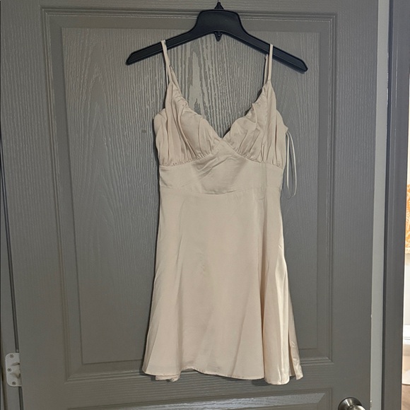 Endless Blu Dresses & Skirts - Chic Cream Mini Dress
